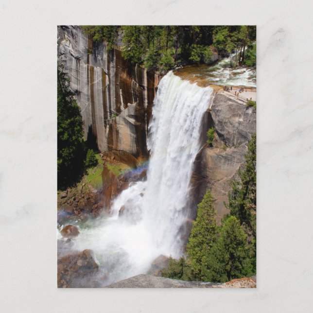 Vernal Falls Overlook (vertical) Postcard (Front)