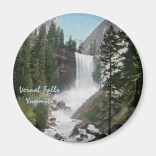 Vernal Falls Vintage Yosemite Magnet