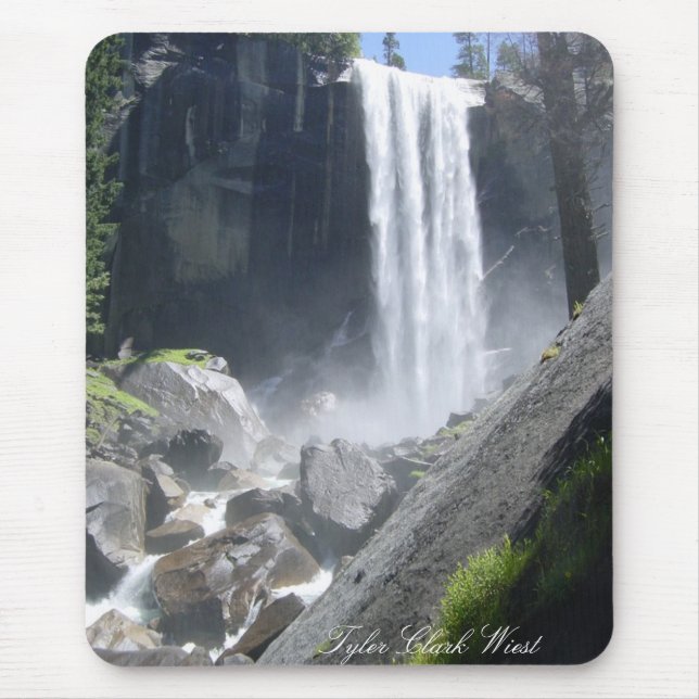 Vernal Falls, Yosemite California Mouse Pad (Front)