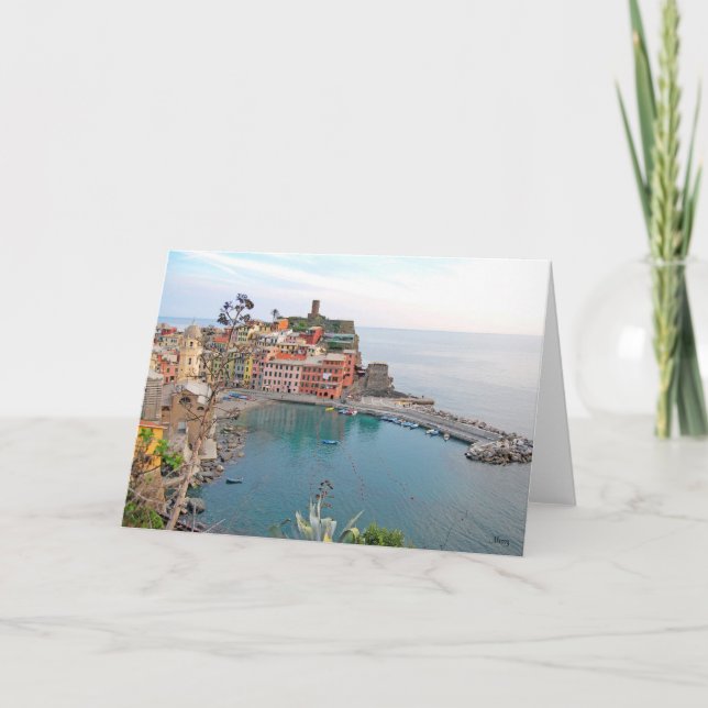 Vernaza Greeting Card (Front)