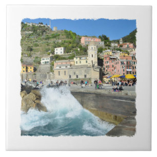 Vernazza, Cinque Terre, Italy Ceramic Tile