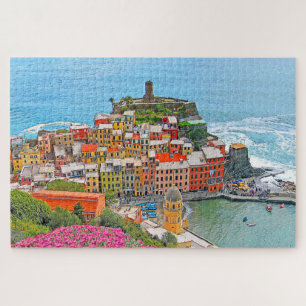 VERNAZZA - Cinque Terre - panorama - Liguria - Jigsaw Puzzle