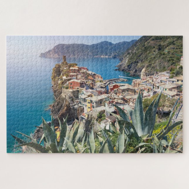 Vernazza town in the Cinque Terre Jigsaw Puzzle (Horizontal)