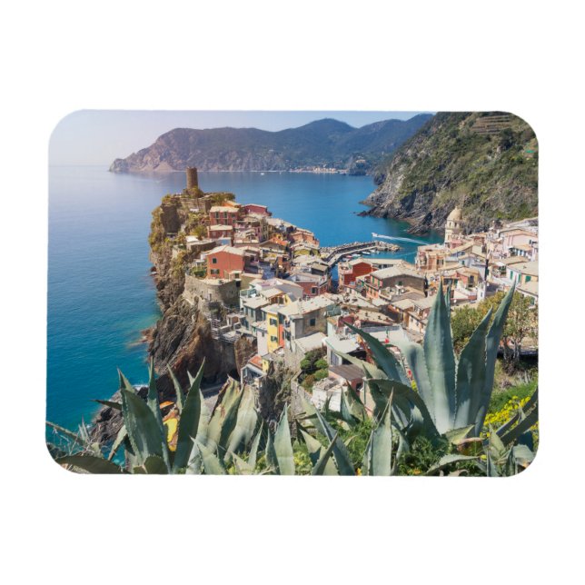 Vernazza town in the Cinque Terre Magnet (Horizontal)