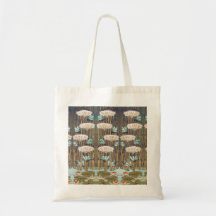 Verneuil Dragonfly Water Lily Art Nouveau: Vintage Tote Bag