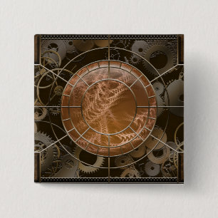 Vernian Jewel 15 Cm Square Badge