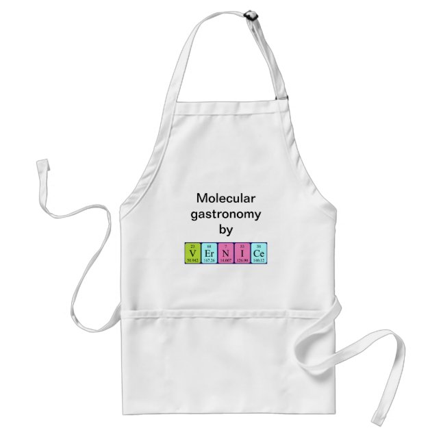 Vernice periodic table name apron (Front)