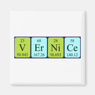 Vernice periodic table name magnet