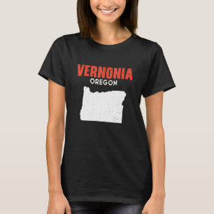 Vernonia Oregon USA State America Travel Oregonian T-Shirt