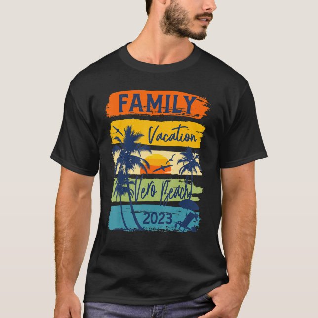 Vero Beach 2023 Florida Vacation Matching Family G T-Shirt (Front)