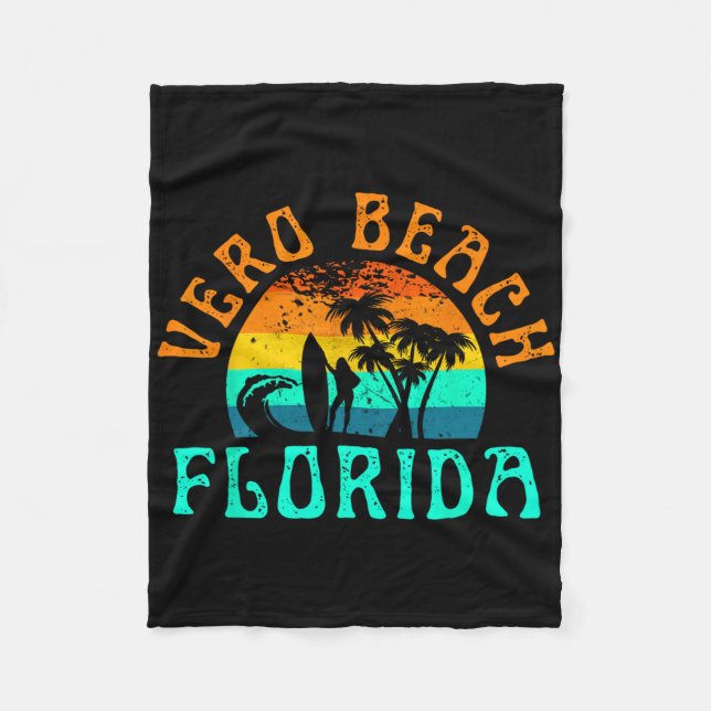 Vero Beach  Fleece Blanket (Front)