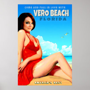 Vero Beach Florida America's Best Travel Poster
