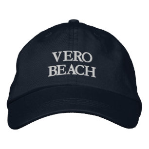 Vero Beach Florida Embroidered Baseball Hat