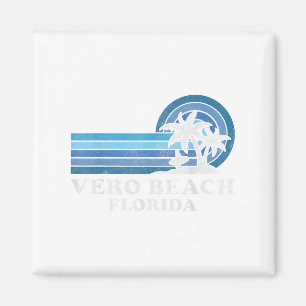 Vero Beach Florida Family Summer Vacation Vintage Magnet