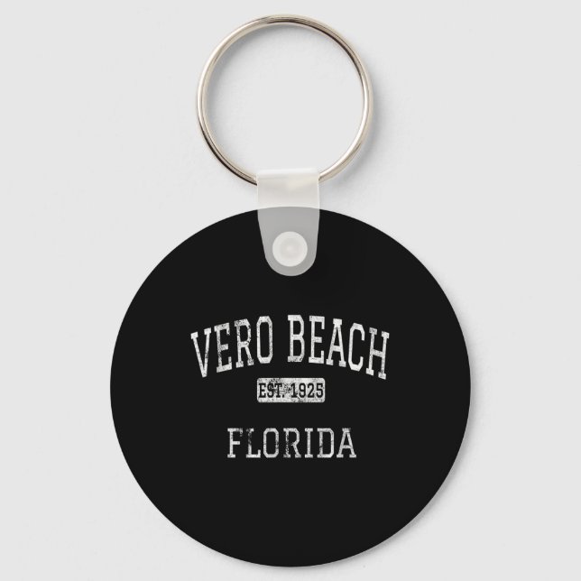 Vero Beach Florida Fl Vintage  Key Ring (Front)
