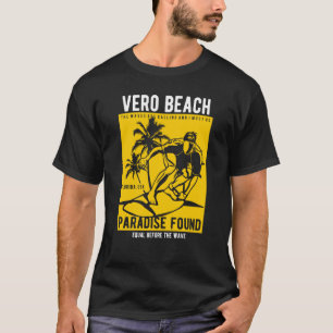 Vero Beach Florida Retro Style Souvenir  5 T-Shirt