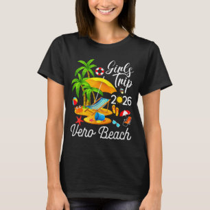 Vero beach florida summer tropical girls trip 2026 T-Shirt
