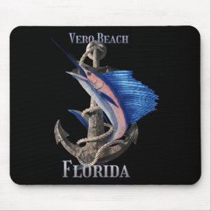 Vero Beach Florida Swordfish Marlin Ocean Fishing  Mouse Pad