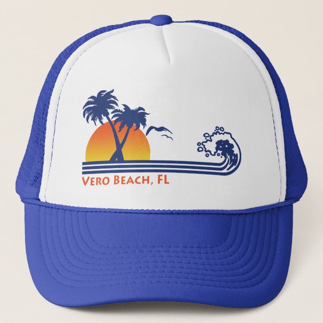 Vero Beach Florida Trucker Hat (Front)