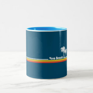 Vero Beach Florida Two-Tone Coffee Mug