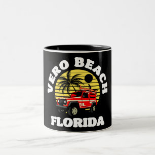 Vero Beach,Florida Two-Tone Coffee Mug