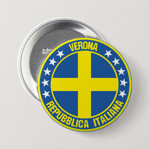 Verona 7.5 cm round badge