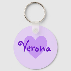 Verona in Purple Key Ring
