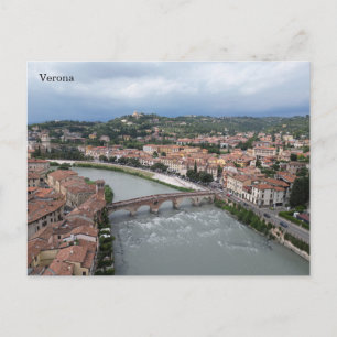 Verona Italy Holiday Postcard