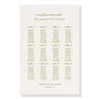VERONA Moss Wedding Seating Plan Foam Board