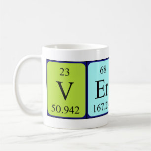 Verona periodic table name mug