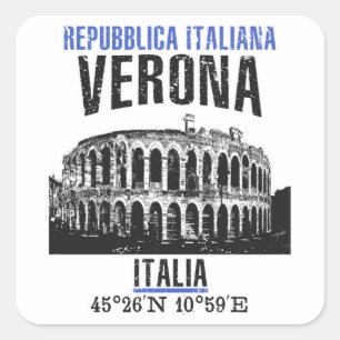 Verona Square Sticker