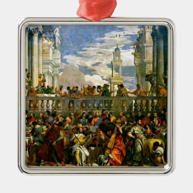 Veronese - The Wedding at Cana Metal Ornament (Front)
