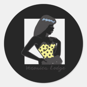 Veronica Lodge From Archie Comics Classic Round Sticker