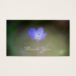 Veronica macro thank you card