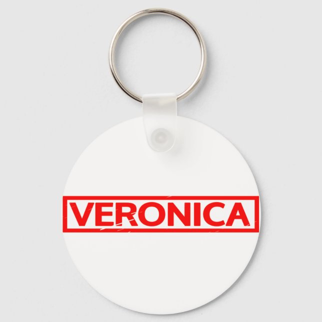 Veronica Stamp Key Ring (Front)