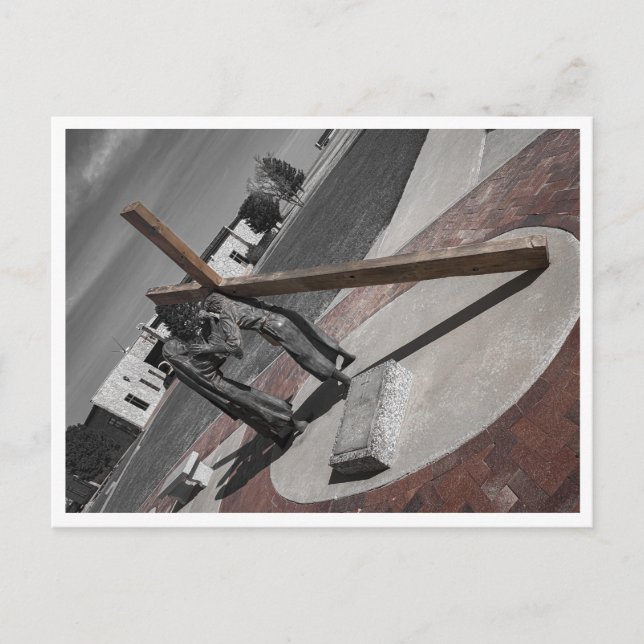 Veronica Wipes the Face of Jesus  Postcard (Front)