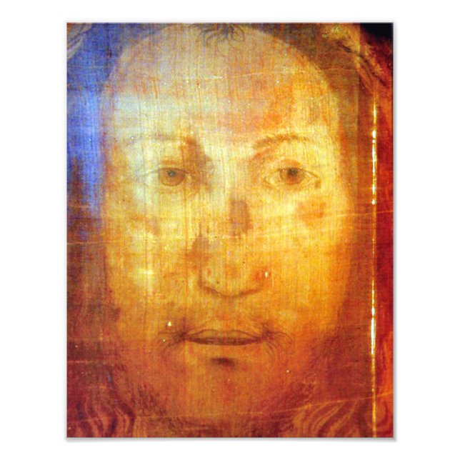 VERONICA'S VEIL THE SACRED FACE OF JESUS. PHOTO PRINT (Front)