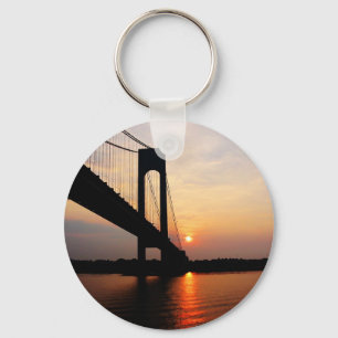 Verrazano Bridge at Dawn Key Ring