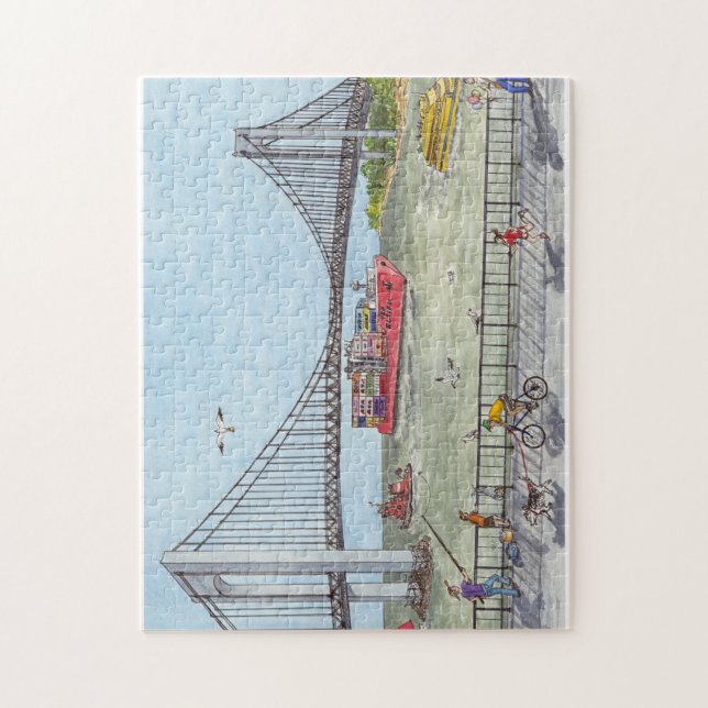 Verrazano Bridge Jigsaw Puzzle (Vertical)
