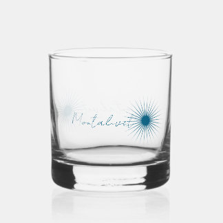 Verre cocktail ou whisky d'une ville vacances  whiskey glass