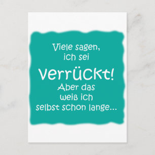 Verrückt! Postcard
