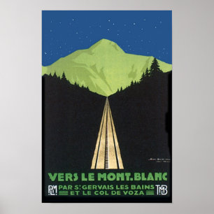Vers Le Mont. Blanc Poster