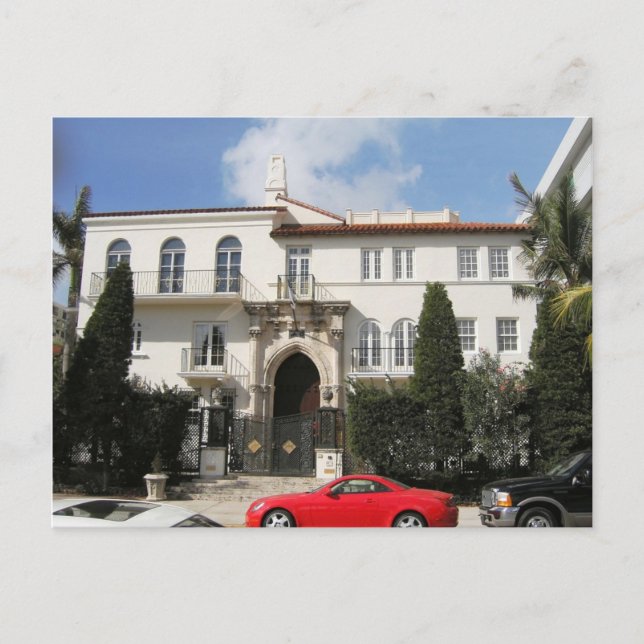 Versace Mansion Postcard (Front)