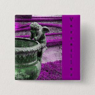 Versailles Angel Grunge 15 Cm Square Badge