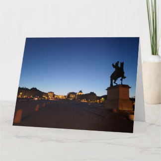 Versailles At Sunset Folded Greeting Card