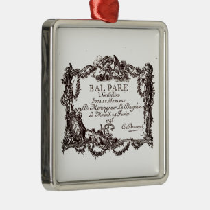 Versailles – baroque – deco noble Wedding marriage Metal Ornament