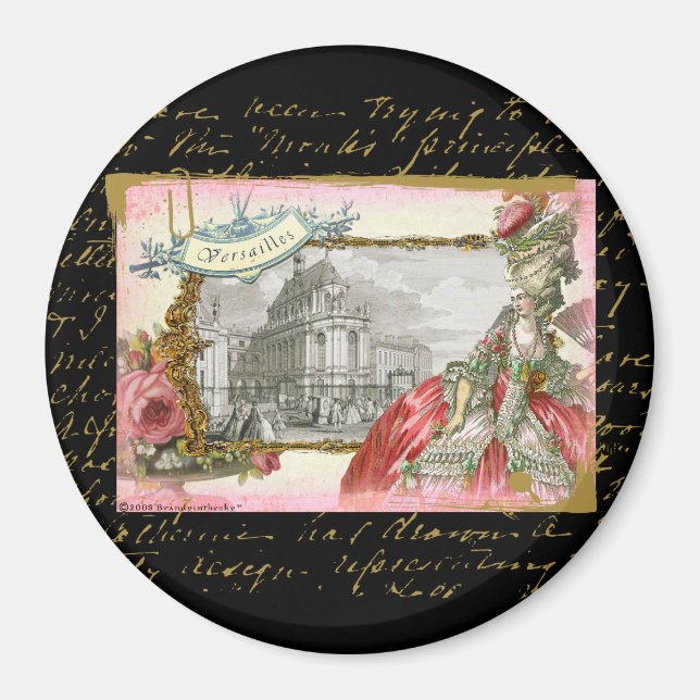 Versailles Marie Antoinette Elegance Magnet (Front)