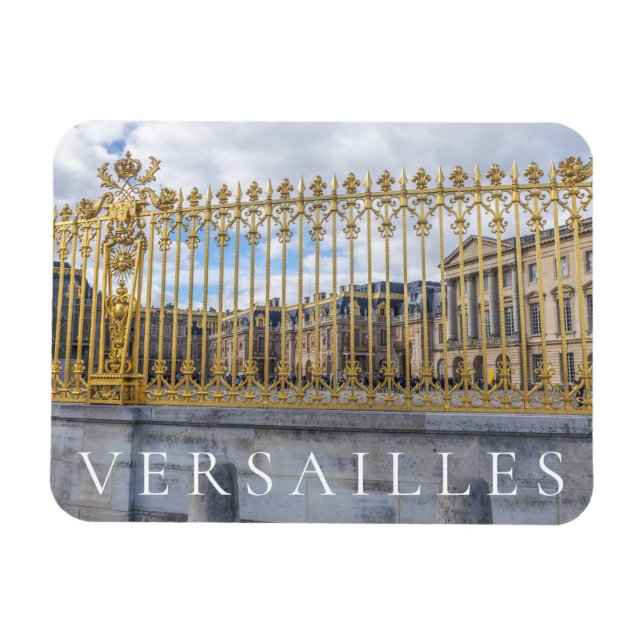 Versailles Palace railings fridge magnet (Horizontal)