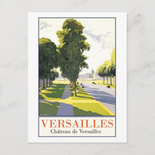 Versailles, the Park and the Castle Postcard