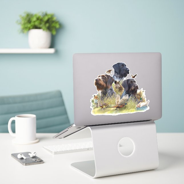 Versatile Hunting Dogs (Laptop On Desk)